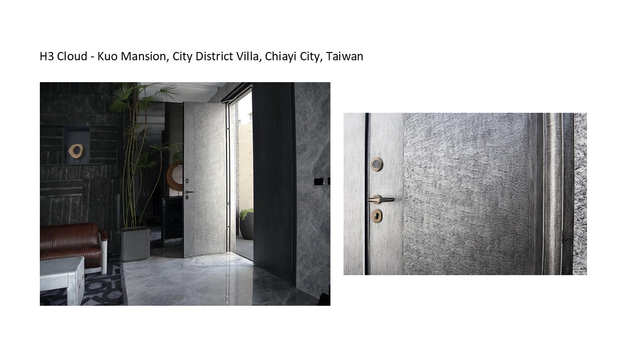 H3 Cloud - Kuo Mansion, City District Villa, Chiayi City, Taiwan, Blue Whale Door