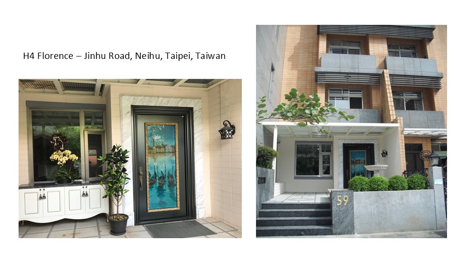 H4 Florence – Jinhu Road, Neihu, Taipei, Taiwan, Blue Whale Door