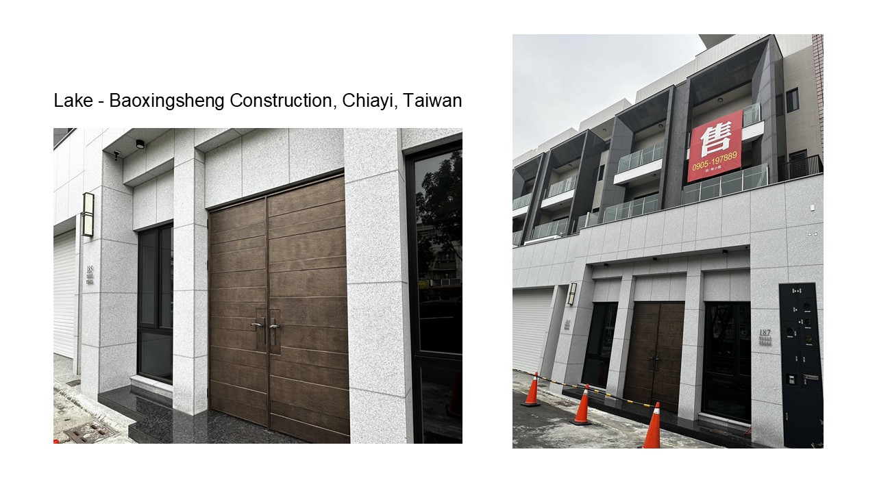 Lake - Baoxingsheng Construction, Chiayi, Taiwan, Blue Whale Door