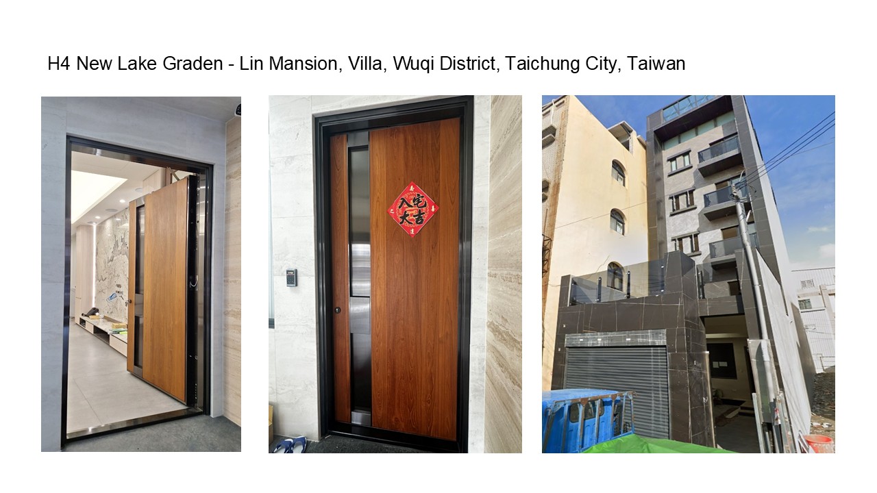 H4 New Lake Graden - Lin Mansion, Villa, Wuqi District, Taichung City, Taiwan, Blue Whale Door