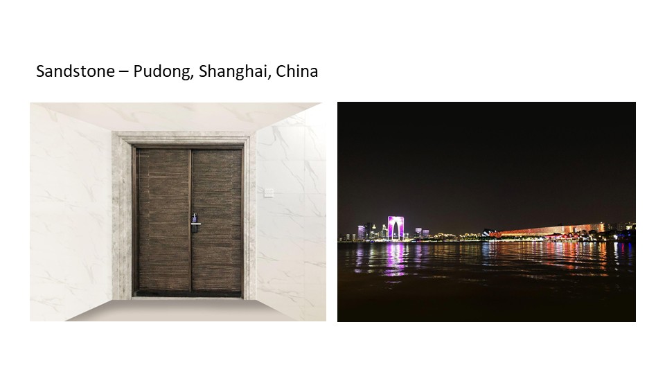 Lake – Pudong, Shanghai, China, Blue Whale Door