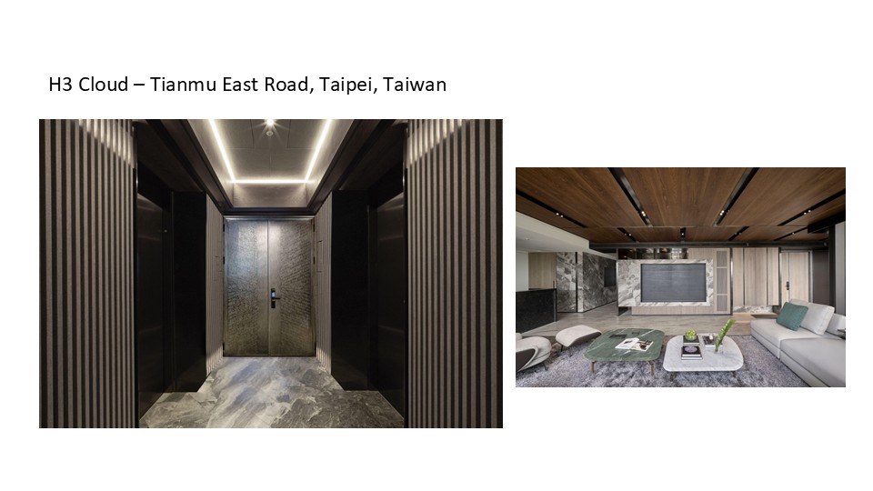 H3 Cloud – Tianmu East Road, Taipei, Taiwan, Blue Whale Door