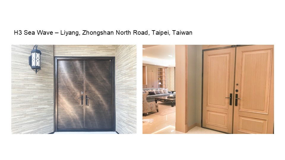 H3 Sea Wave – Liyang, Zhongshan North Road, Taipei, Taiwan, Blue Whale Door