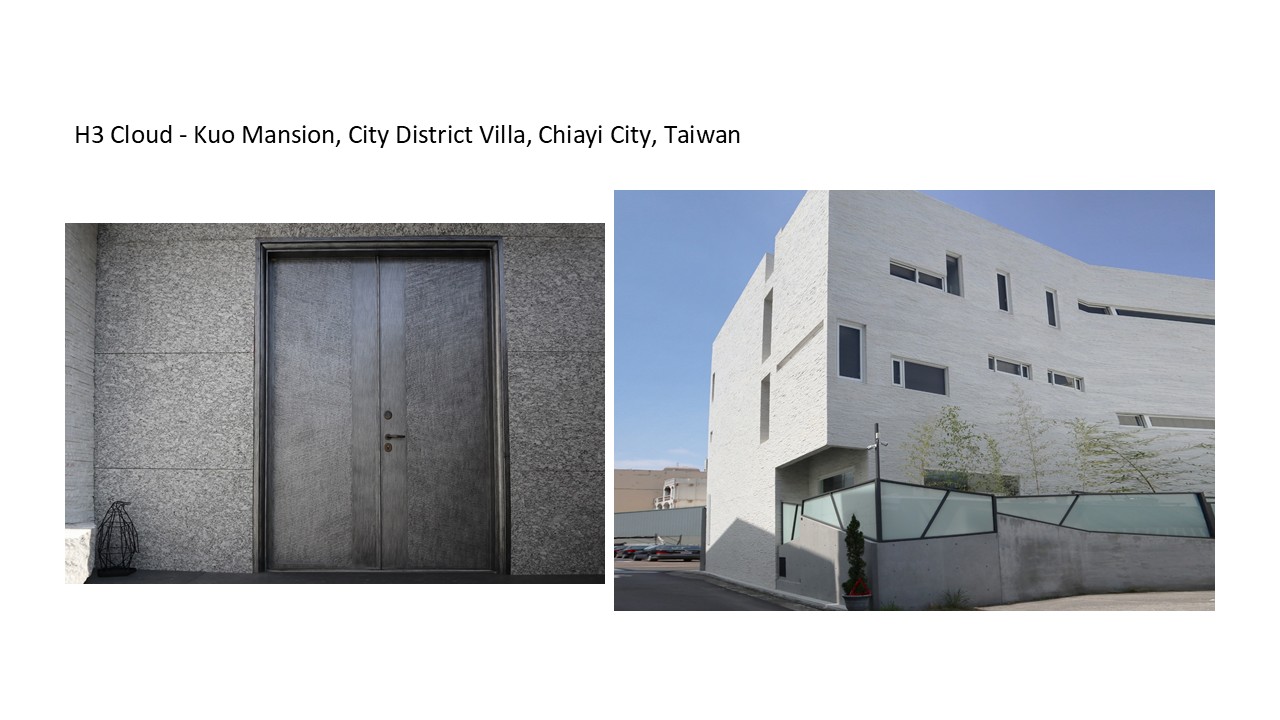 H3 Cloud - Kuo Mansion, City District Villa, Chiayi City, Taiwan, Blue Whale Door